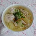 イチゴ、イチゴ。's cooksnap of when they made 素早く簡単！鶏団子のおかずスープ.