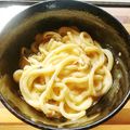 胃が宇宙's cooksnap of when they made 舞茸とベーコンの柚子胡椒クリームうどん.