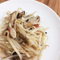 二瑚・奏佑ママ's cooksnap of when they made エリンギともやしのピリ辛中華風炒め.