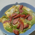 じゅん♪'s cooksnap of when they made キャベツとウインナーのたまごとじ.