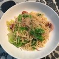 りのいぱ's cooksnap of when they made シンプルイカ塩焼きそば.