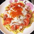 ちゅーたん★'s cooksnap of when they made サーモンといくらの海鮮ちらし寿司.
