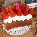 ちゅーたん★'s cooksnap of when they made ❁しっとりふわふわ苺のロールケーキ❁.