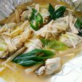 fuka6616's cooksnap of when they made 牡蠣と茸のフライパンホイル蒸し.