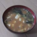 きらり流れ星's cooksnap of when they made ♡♥即席♥お豆腐と水菜のお味噌汁♡.