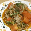きらり流れ星's cooksnap of when they made ☆豚肉と水菜とトマトの炒め物☆.