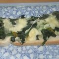 きらり流れ星's cooksnap of when they made ほうれん草のチーズ焼き♪.