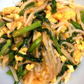 ビルメリー's cooksnap of when they made 簡単もやしとニラの卵炒め.