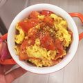 はむまん☆'s cooksnap of when they made トマトとたまごの洋風炒め。.