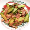 料理見習い隊's cooksnap of when they made ベーコンとアスパラの炒め物.