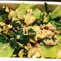 ゆうちゃんクック♡♡'s cooksnap of when they made 材料3つ♪チンゲン菜ツナ卵炒め.