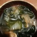 ひーころっ's cooksnap of when they made 糖質制限にも！鶏むね肉と白菜ワカメスープ.