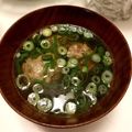 Nana983's cooksnap of when they made 心も体もぽっかぽか*絶品いわしのつみれ汁.
