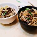 クックるん☆戦隊's cooksnap of when they made しいたけとほうれん草のペンネ.