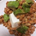 ＊にょにょん＊'s cooksnap of when they made アボガド納豆豆腐.