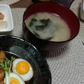 2児ママみきてぃ's cooksnap of when they made 時短☆冷凍ほうれん草と大根の味噌汁.