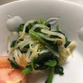 12aloe26's cooksnap of when they made ほうれん草の梅肉和え♡.