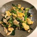 zakki922's cooksnap of when they made 男一人暮らし ささみと小松菜の卵炒め.