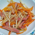 クック27BKNZ☆'s cooksnap of when they made 簡単 節約！大根の皮とにんじんのきんぴら.