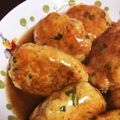 まどチャン's cooksnap of when they made 鶏胸肉でふわふわ 照り焼きつくね.
