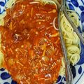 ｽｶｲﾌｨｯｼｭ☆'s cooksnap of when they made 家にあるもので簡単ミートソース.
