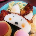 curisupin's cooksnap of when they made キャラ弁・デコ弁にも＊蒲鉾飾り切り＊いぬ.