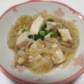 クックLIB7A7☆'s cooksnap of when they made 白だしで簡単♪鶏むね肉のもやし餡掛け！！.