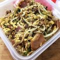 パンクぱんだ's cooksnap of when they made オイスターソースで豆苗といり卵もやし炒め.