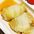 Meguminomy's cooksnap of when they made 簡単＆安い☆白菜のシュウマイロール.