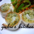 yukiはぴ's cooksnap of when they made お弁当にも♪竹輪のくるくるマヨガーリック.