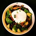 せんしユウヤンLV3's cooksnap of when they made 温泉卵をのせて☆ アボカド入り 牛丼♡.