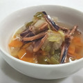 tskdyk's cooksnap of when they made 干しするめと白菜のうま煮.