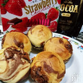 けんけん1016's cooksnap of when they made ホケミで簡単☆卵不使用マーブルマフィン。.