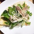 ★まー坊★'s cooksnap of when they made 生ハムの彩りサラダピザ.