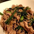 ルシリリ's cooksnap of when they made 牛肉と春菊の春雨炒め.