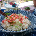 もりあん農園's cooksnap of when they made ❁お手軽♡鮭とレモンのちらし寿司❁.