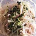 めいちママ＊'s cooksnap of when they made お財布の味方!もやしとカイワレのサラダ.