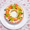 クックC7JS49☆'s cooksnap of when they made 簡単レシピdeクリスマスリース タルト♡.