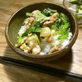クックあこ's cooksnap of when they made 豚バラ肉と小松菜のとろとろ甘辛炒め煮丼.