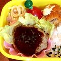 ひよ３４'s cooksnap of when they made 簡単基本のハンバーグ.
