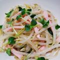 ⭐とっくん⭐'s cooksnap of when they made お財布の味方!もやしとカイワレのサラダ.