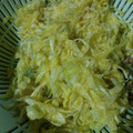 ふぁんたにゃん's cooksnap of when they made 食用菊の茹で方【動画プラス】.