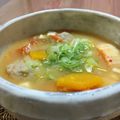 sayokoさん's cooksnap of when they made 肉団子たっぷり我が家のキムチスープ.