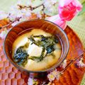 makichihua's cooksnap of when they made あおさ海苔の味噌汁.