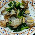 蒼碧mama's cooksnap of when they made 簡単！アサリほうれん草のガリバタソテー！.