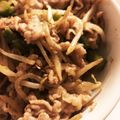 naccc's cooksnap of when they made オクラと豚しゃぶの梅おかか和え.