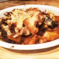 チェゴサングン's cooksnap of when they made なすとじゃがいものデミチーズ焼き.