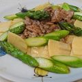 にゃんがす's cooksnap of when they made アスパラとタケノコの中華風ピリ辛炒め.