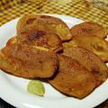 お楽しみのさなぎ's cooksnap of when they made 黒はんぺんのしょうゆ焼き.