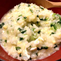 ar0's cooksnap of when they made 卵とほうれん草のお粥風.
